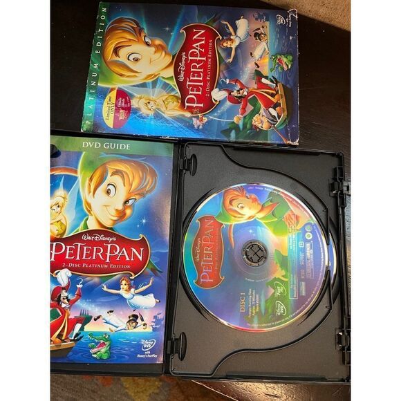 Disney PeterPan limited edition DVD with bonus material EE - Picture 2 of 3